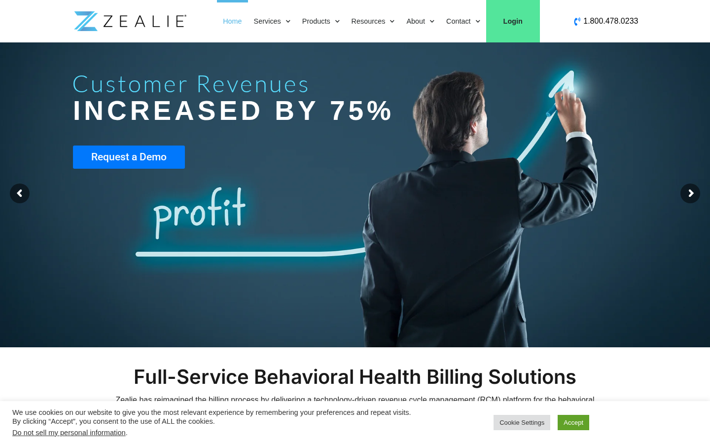 Zealie homepage screenshot
